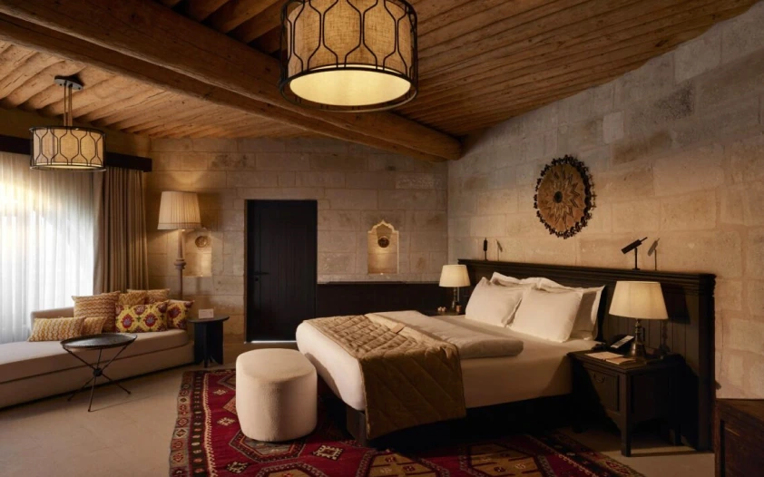 Junior Suite cave bedroom at Argos in Cappadocia