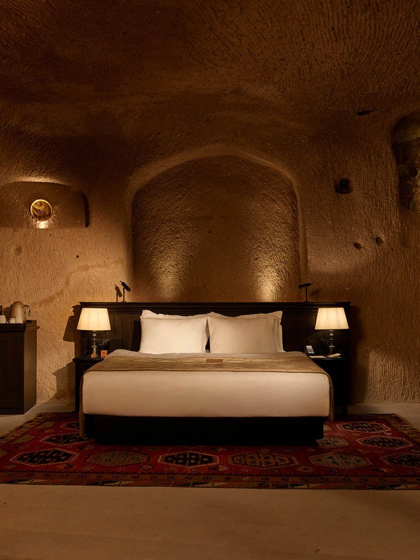 Deluxe Room interior detail at Argos in Cappadocia