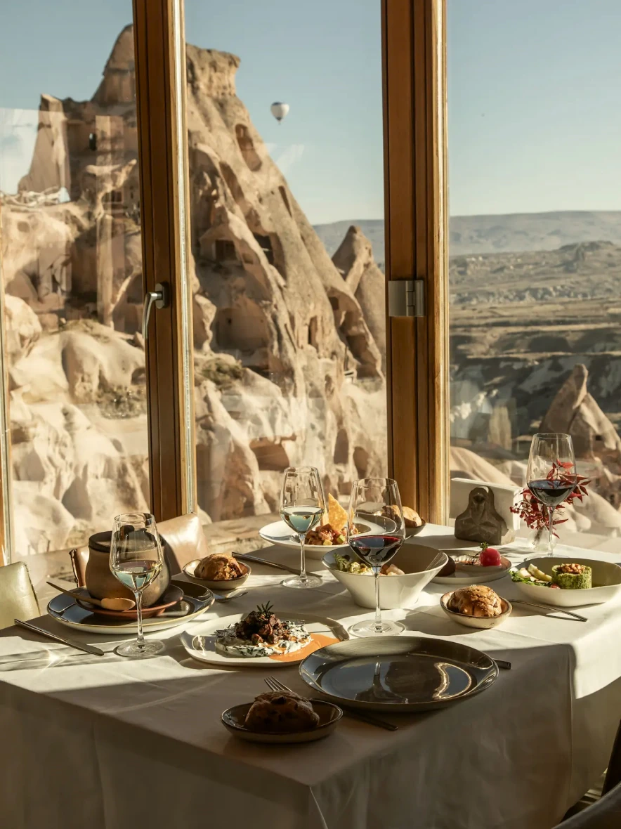 Cave architecture detail at Argos in Cappadocia boutique hotel