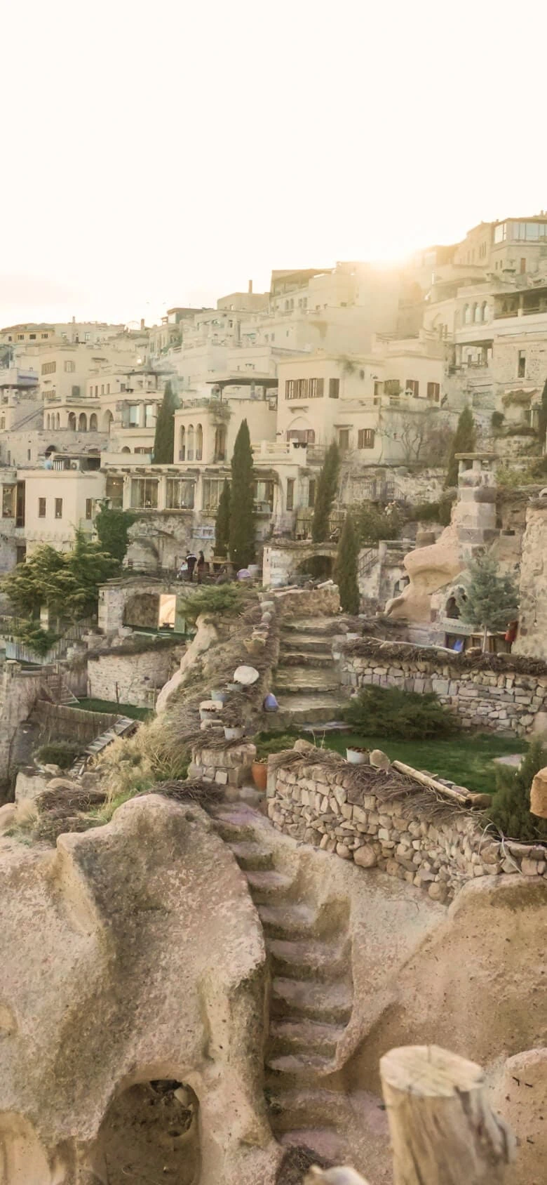 Argos in Cappadocia mobile image of the Cappadocia stone hotel