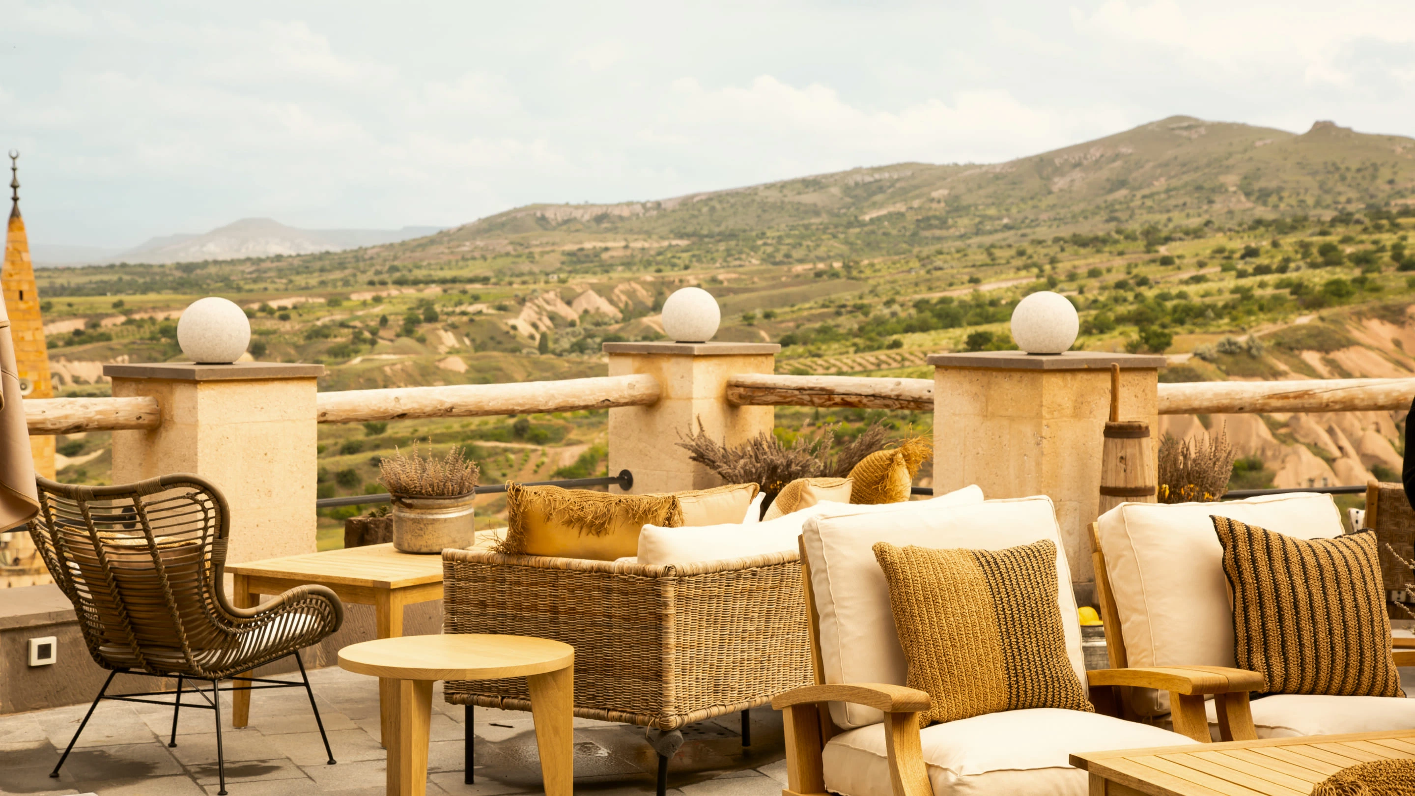 Nahita Lounge stone-walled room at Argos in Cappadocia
