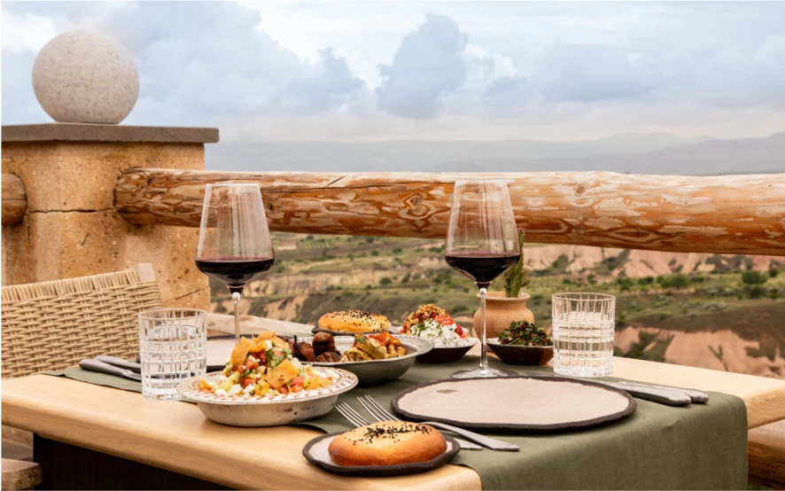 Gourmet plating at Nahita, Argos in Cappadocia