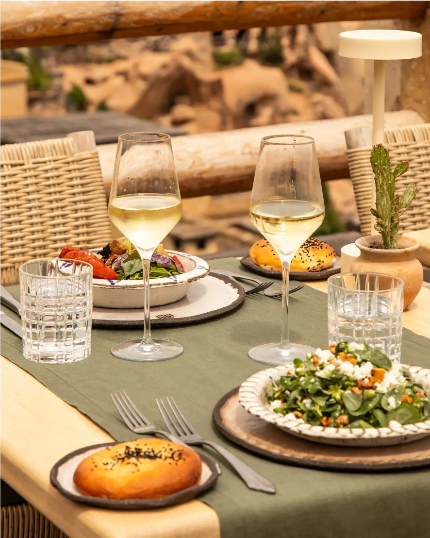 Chef's plating at Nahita, Argos in Cappadocia