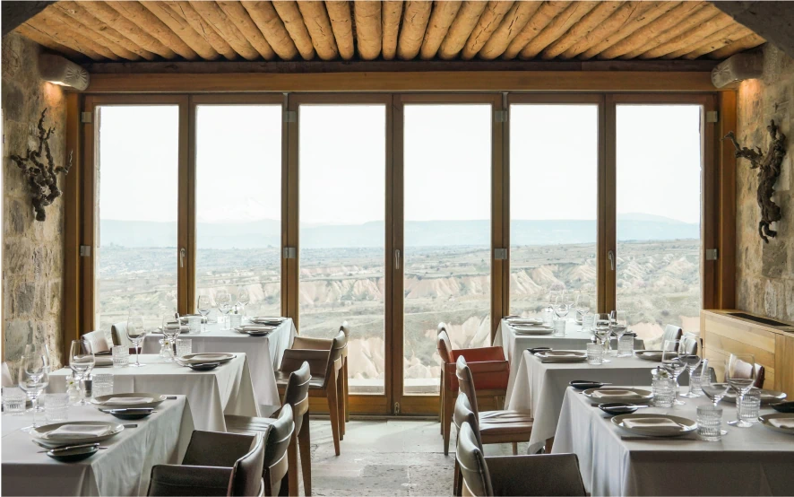 Gourmet presentation at Seki restaurant, Argos in Cappadocia