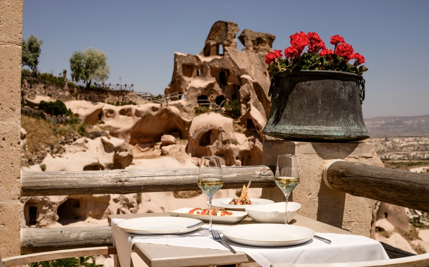 Carefully plated dish at Argos in Cappadocia