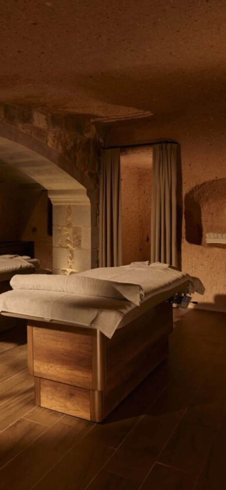 Argos in Cappadocia wellness mobile image of stone treatment area