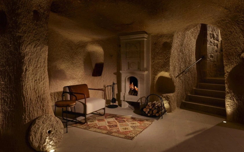 Grand Cave Splendid Suite stone-walled suite at Argos in Cappadocia