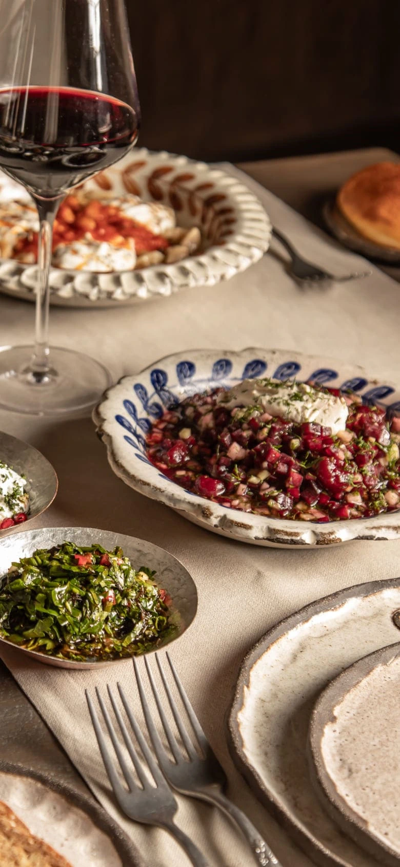 Argos in Cappadocia dine & wine mobile image of stone dining room